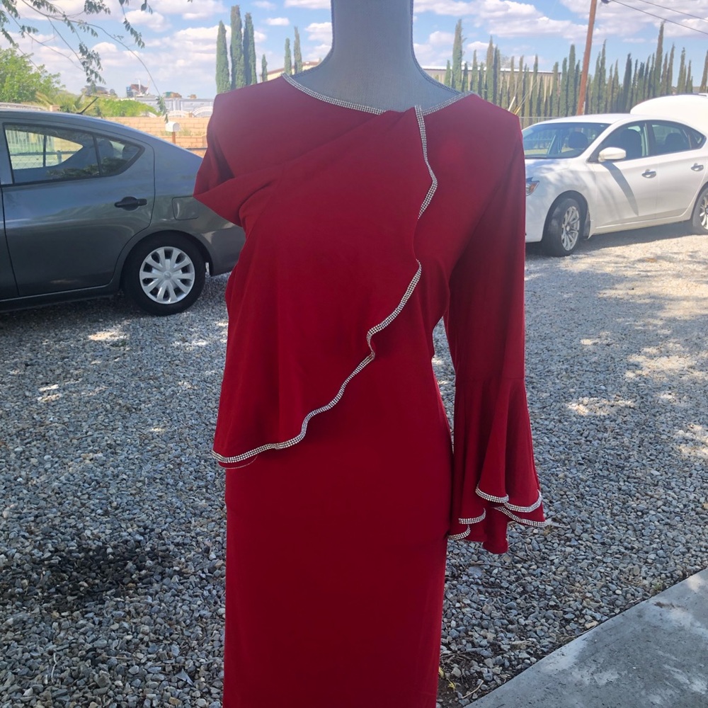 Red dress